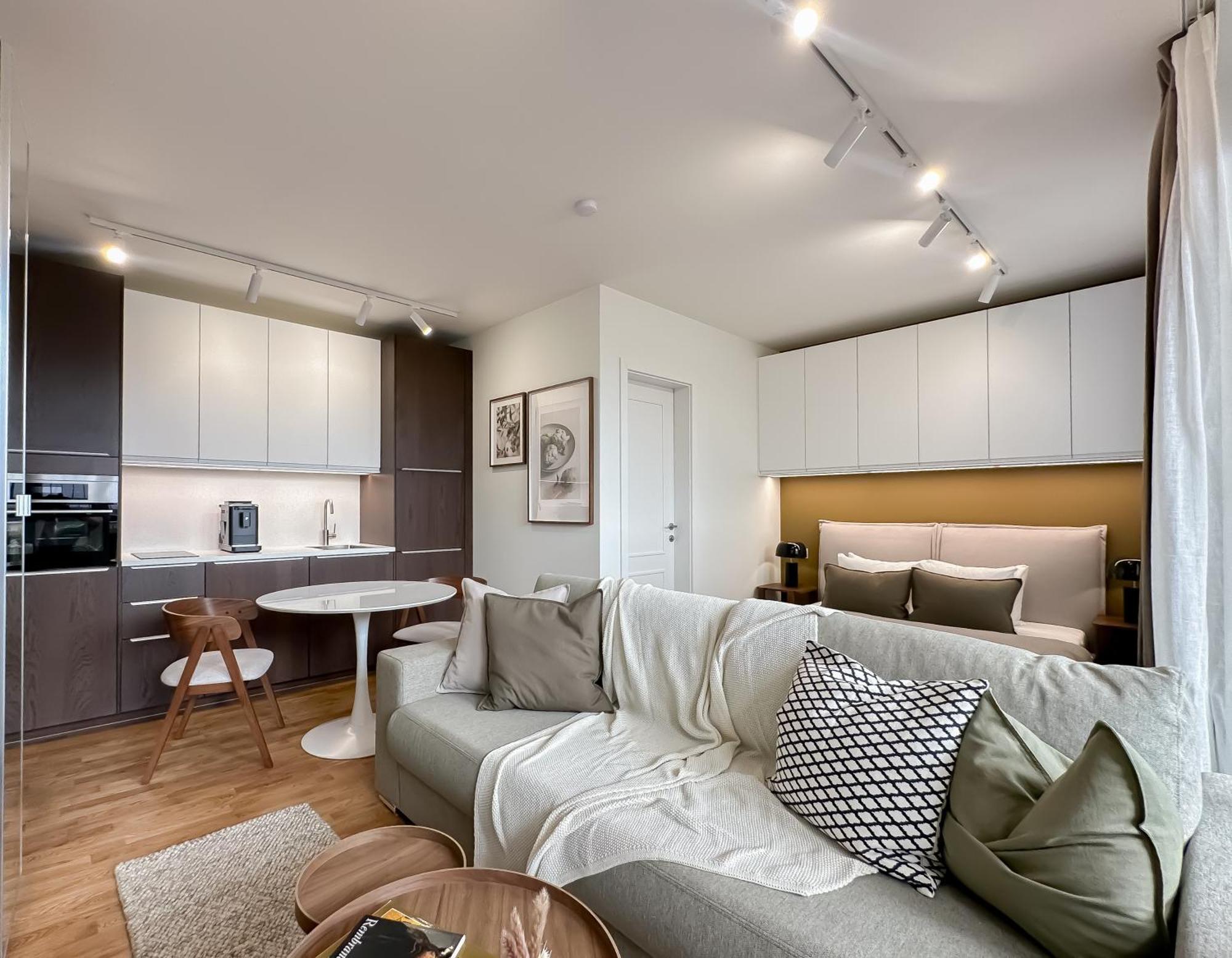 Turnkey I Karlin Square Apartments Praga Habitación foto
